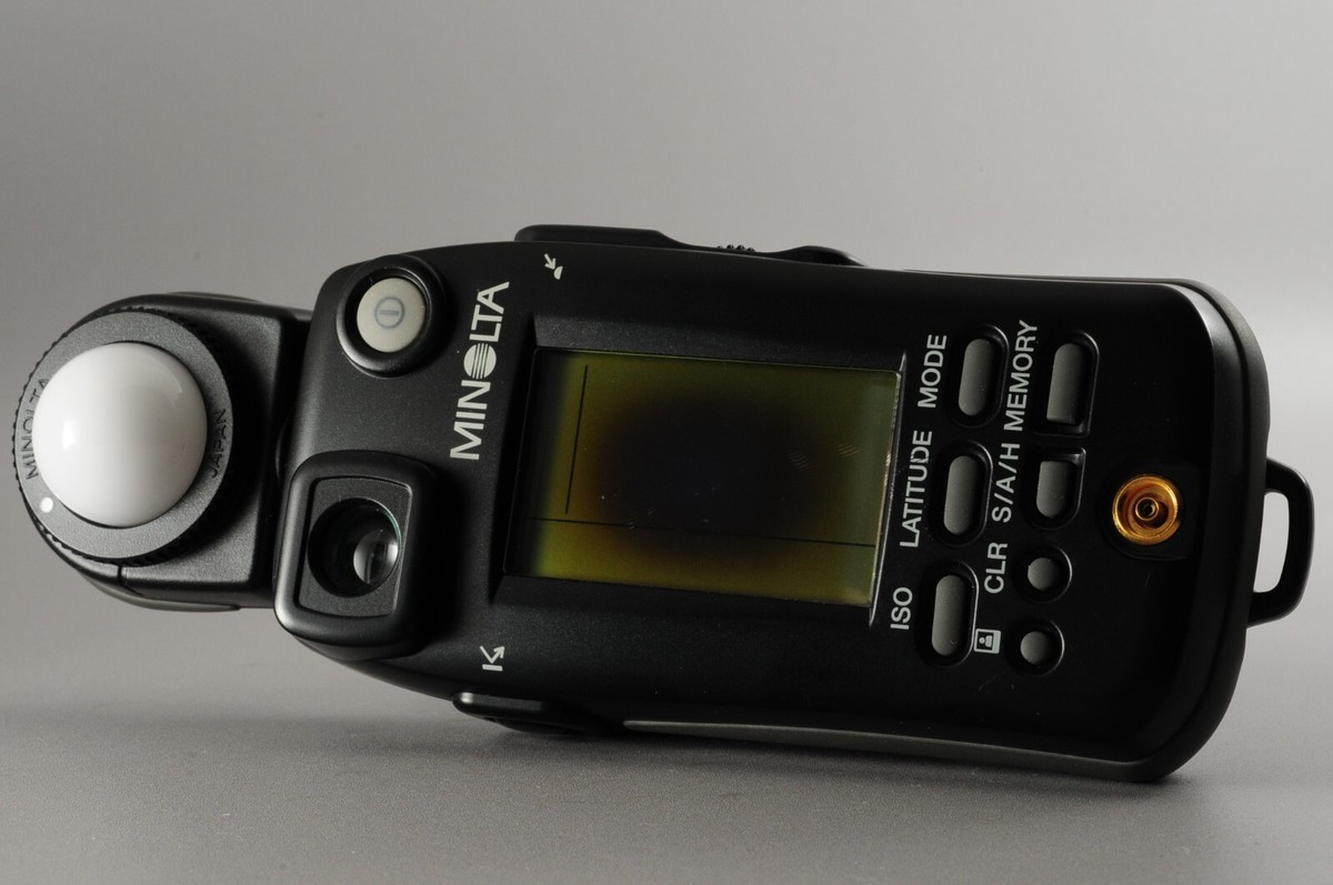 Exc Minolta Flash Meter VI Light Exposure Meter + Case #1319 | eBay