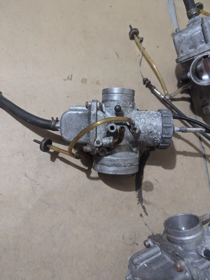 1997 POLARIS XCR xc XLT 600 triple wedge OEM MIKUNI carbs carburetors set - Image 3 of 4