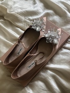 jewelled ballet flats