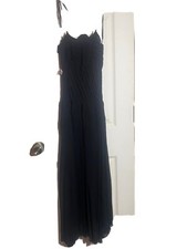 Beautiful black pleated Cocktail dress size 6 NWT