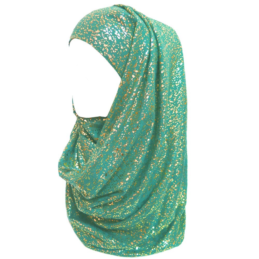 Muslim Head Coverings For Women Shimmer Sparkle Gold Glitters Plain Chiffon Muslim Hijab Scarf Shawl Head Wrap E Fancy Scarf For Women - Foto 5