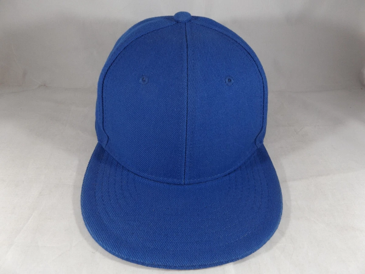 Blue Flat Bill High Crown 7 1 8