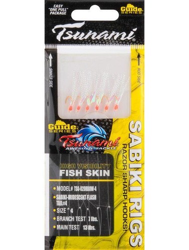Tsunami Fish Skin Sabiki Rig - Imagen 6 de 9