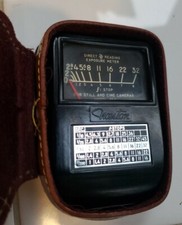 Vintage Weston Direct Reading Exposure Light Meter Model 853 w/ Original Case