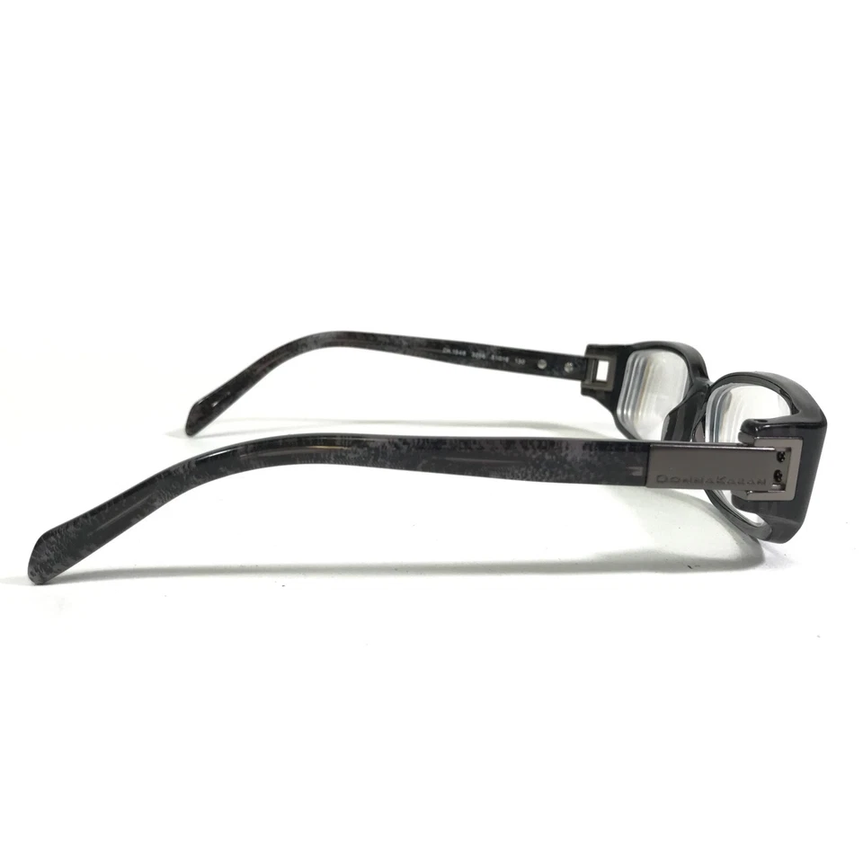 Armações de óculos Donna Karan DK 1546 3266 preto retangular aro completo 51-16-130 - Imagem 3 de 4