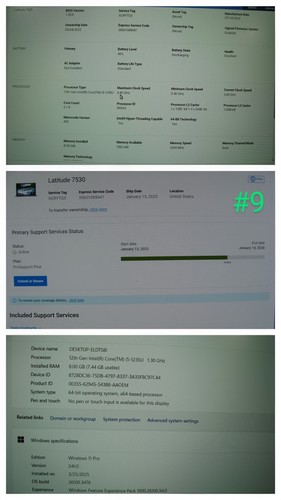 Dell Latitude 7530 15.6"FHD i5-1245U 1.3GHz 8GB 256GB SSD Windows 11Pro Warranty - Picture 21 of 24
