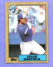 1987 Topps #655 Jesse Barfield    Blue Jays