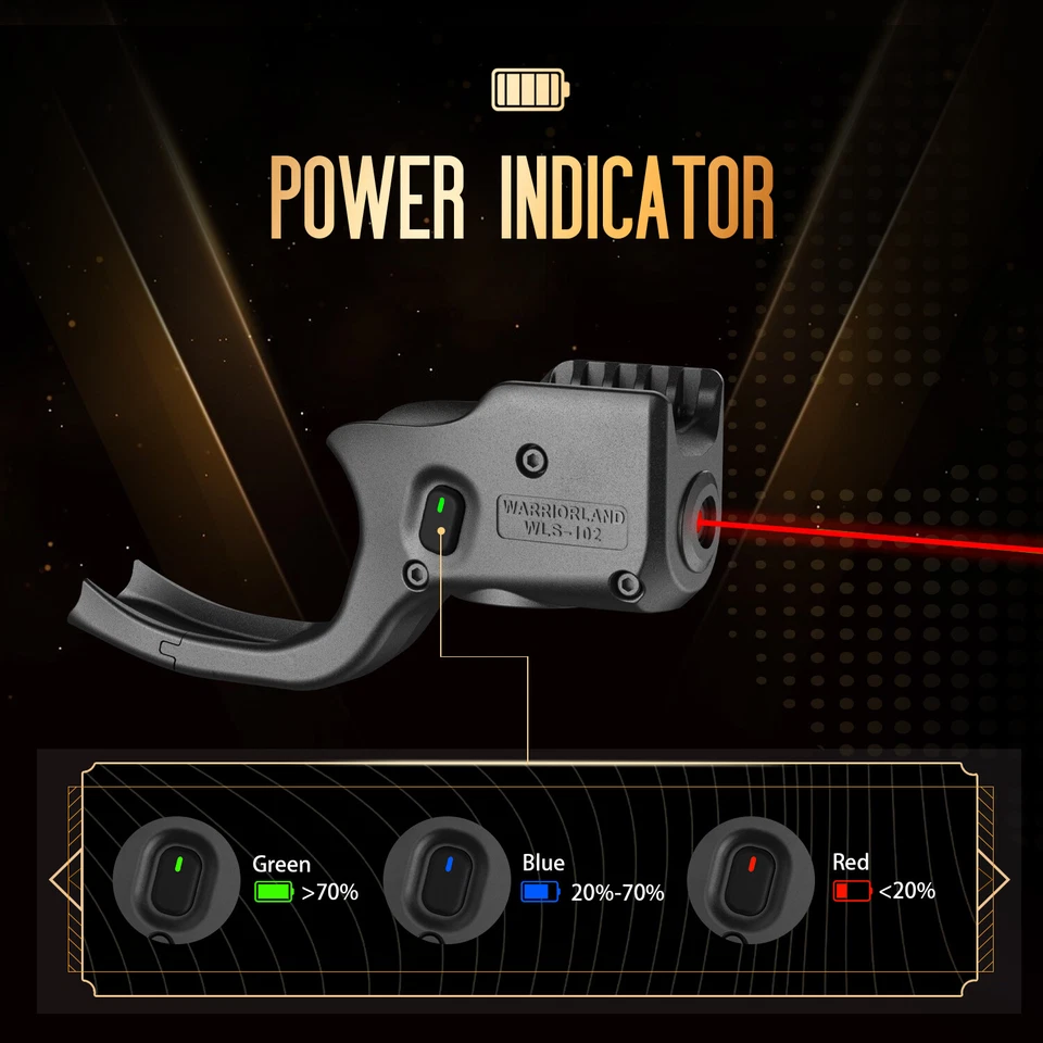 Red Laser Sight Tailored Fit M&P Shield 9mm/.40 Pistol (Not Fit M&P Shield Plus) - Image 4 of 4