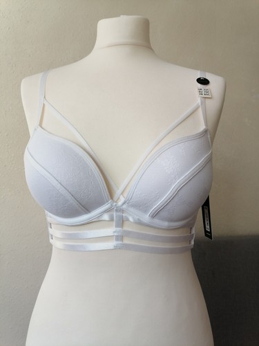 2× New Look (32 C/70 C) Sexy Push Up Bra White Red Brand new with tags - Picture 14 of 15