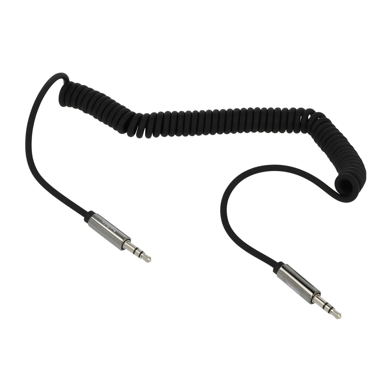 Thumbnail - Belkin Audio Kabel 3,5mm Klinke Spiralkabel Gewinkelt Aux