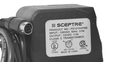 Genuine Sceptre PD1215APM8 Class 2 Output 12V 1.5A Power Supply Adapter