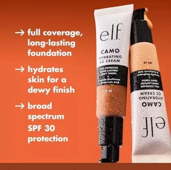 e.l.f. Hydrating Camo CC Cream SPF 30 Color Correcting Full Coverage ......54 - Image 4 of 4