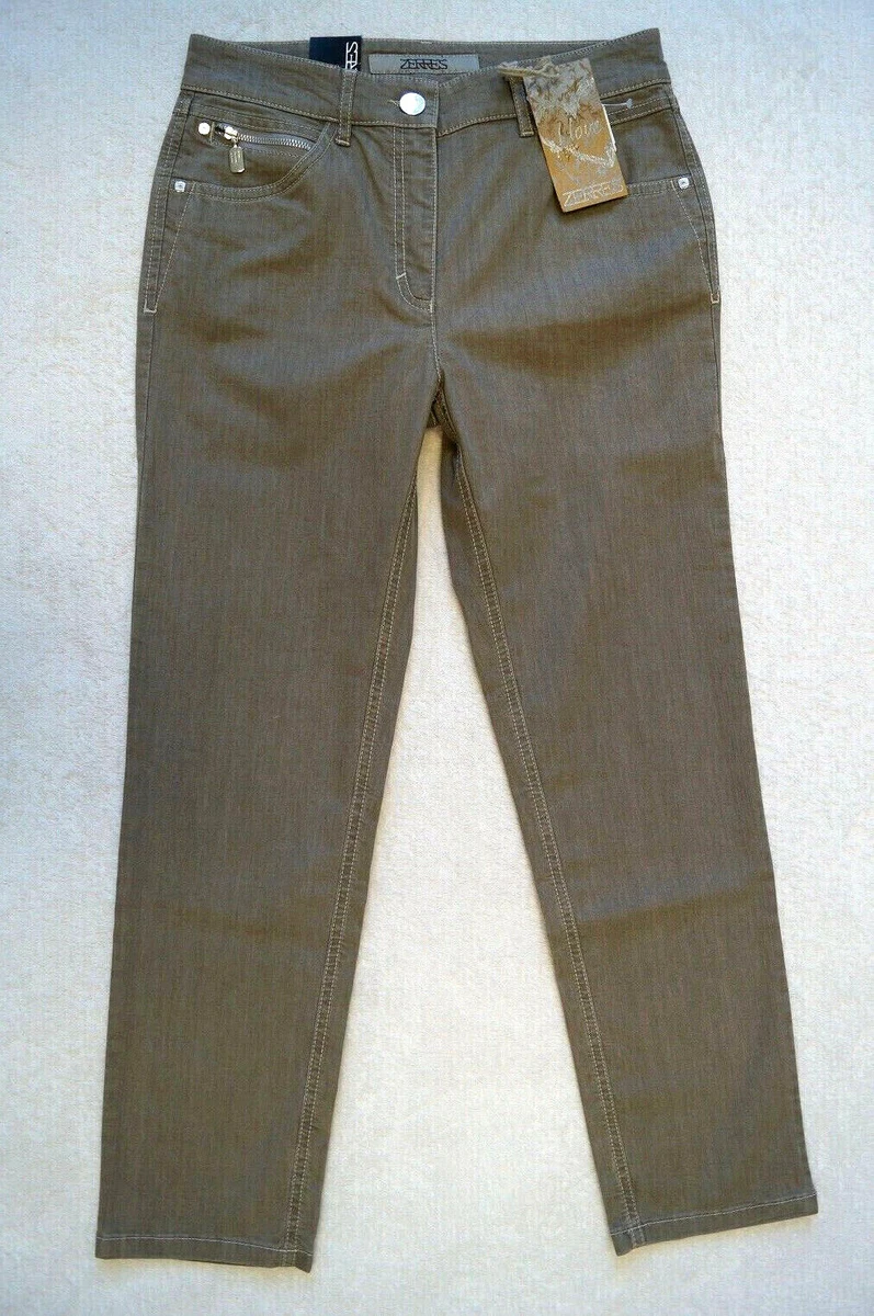 ZERRES 4507 CORA Comfort- S Damen 7/8 Hose Gr.38,42 Regular 3 Farben 59