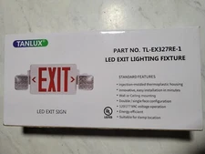 Tanlux TL-EX327RE-1 Exit Sign with Lights