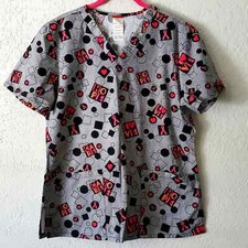Dickies Breast Cancer Awareness Scrub Top Medium