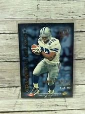 1996 Ultra Sensations Creative Chaos #1D Emmitt Smith + Chris Warren