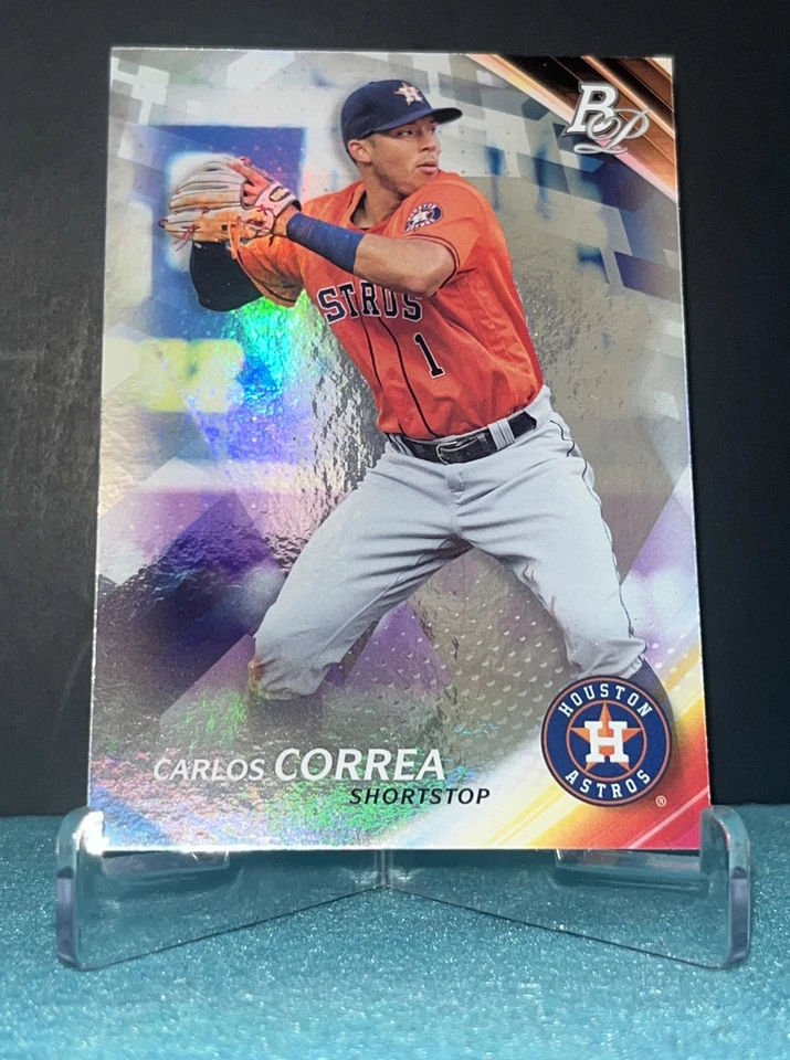 2017 Bowman Platinum Carlos Correa #45 - Image 3 of 4