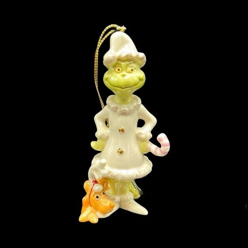 Lenox Grinch Ornament A Very Grinchy Christmas Porcelain Holiday Unboxed