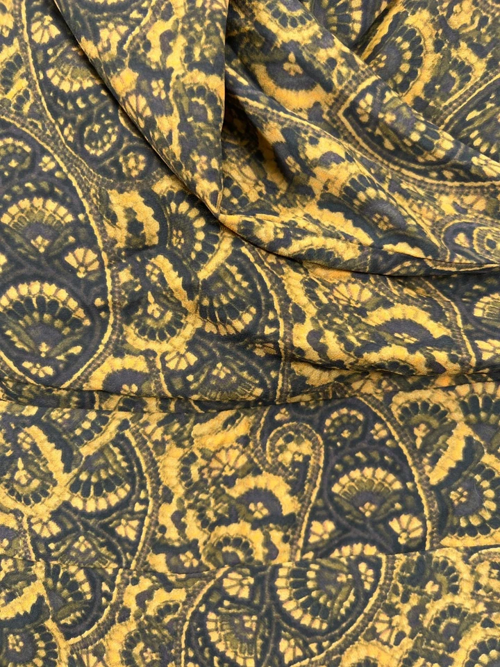 Jessica Simpson Dress Womens 4 Brown Paisley Drop Waist A Line Short Sleeve - Image 4 of 4