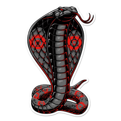 Cobra Snake Head Vinyl Decal Sticker - ebn8518