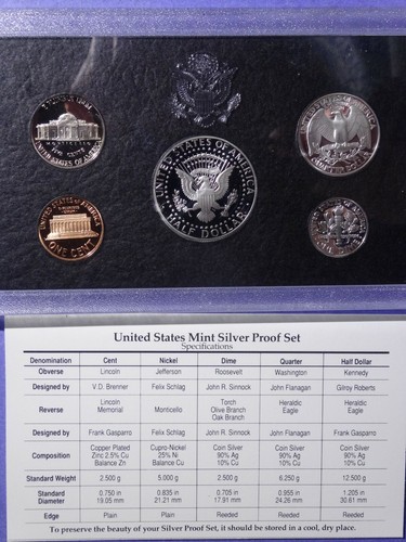1996-S Silver Proof Set - Picture 3 of 3