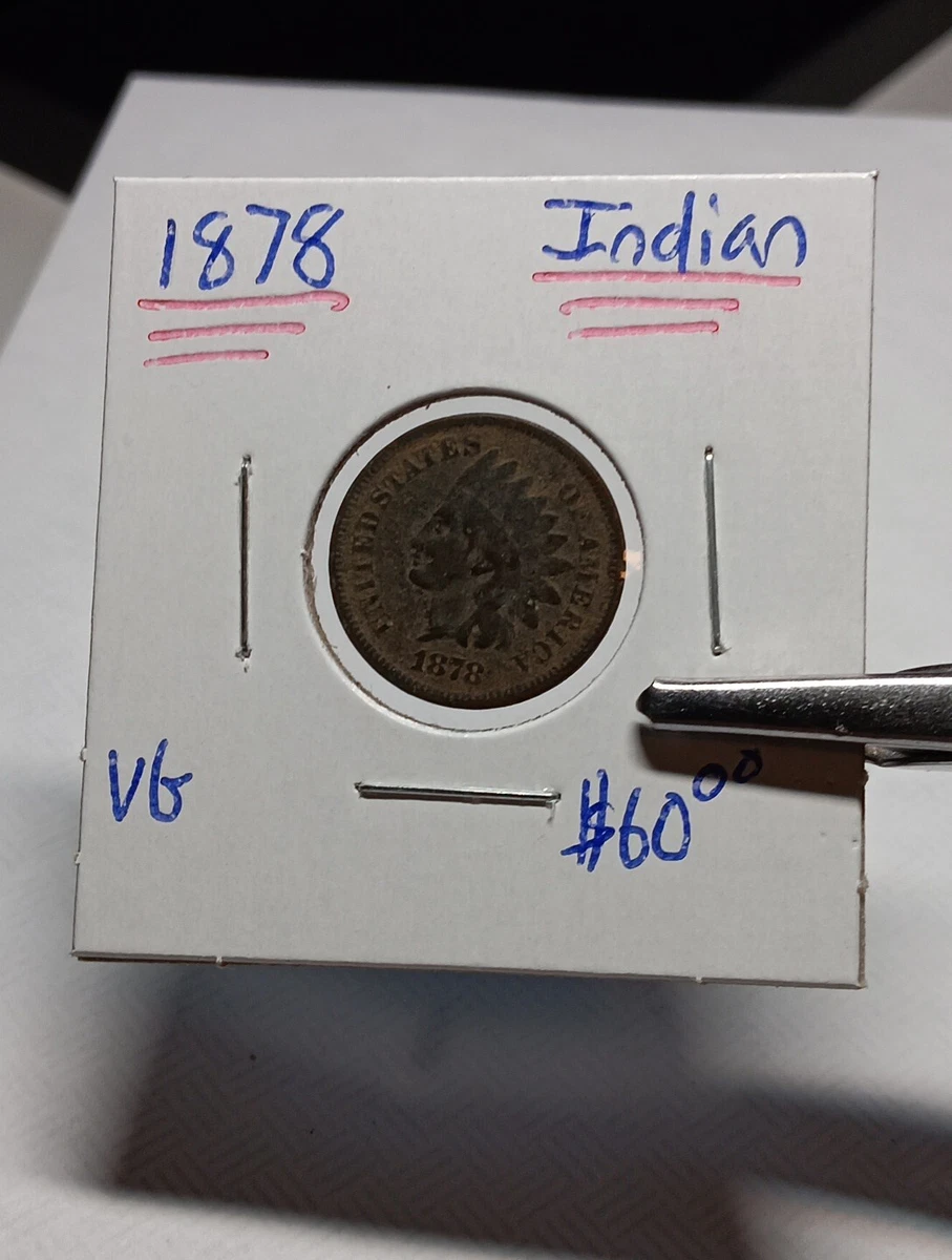 1878 Year Indian Head Small Cents (1859-1909) | eBay