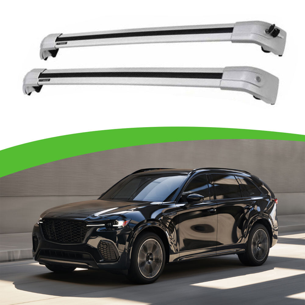 カナリアページ 2Pcs Crossbars Fit for Mazda CX-70 CX70 PHEV 2025 2026 Roof Rail
