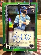 2025 Topps Chrome Logan Driscoll /99 True Green Rookie Auto #RA-LDR