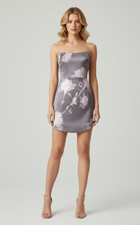 NWT Amanda Uprichard Joss Dress S Floral Off ...