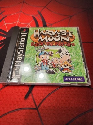  Harvest Moon: Back to Nature (Sony PlayStation 1 PS1, 1999) CIB COMPLETE!