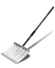 Snow Shovel for Driveway,Heavy Duty Aluminum Snow Pusher for Car Driveway Snow 
