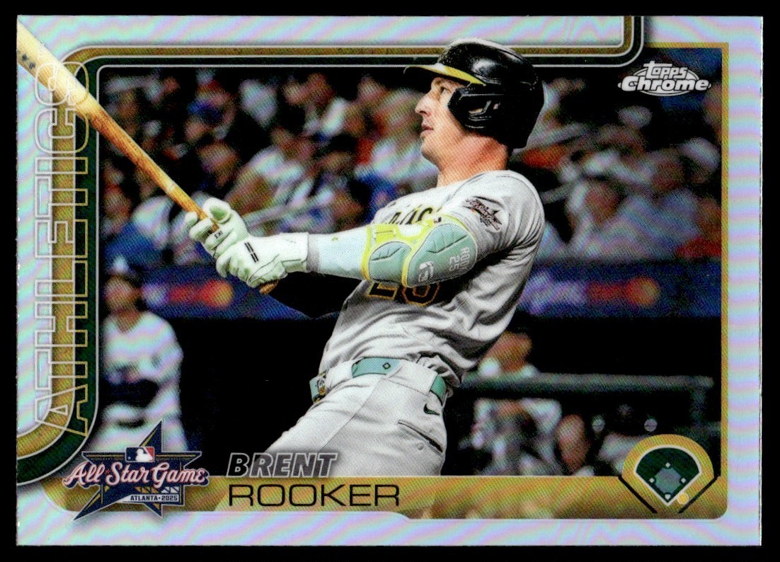 2025 Topps Chrome Update All Star Game Brent Rooker RC Athletics