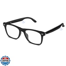 Jacuate Bluetooth Audio Smart Glasses for Women Men,Blue Light Blocking Bluet
