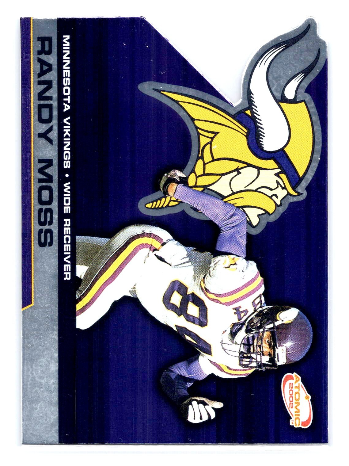 Randy Moss 2002 Pacific Atomic #55 Die Cut