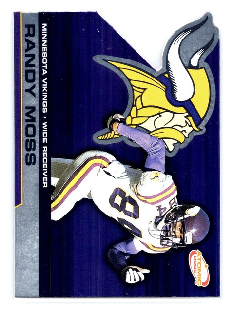 Randy Moss 2002 Pacific Atomic #55 Die Cut