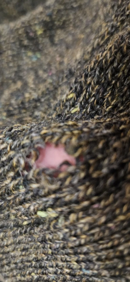 VTG Pendleton Brown Cardigan Wool Sweater Mens XL DAMAGED HOLES XL - Image 3 of 4