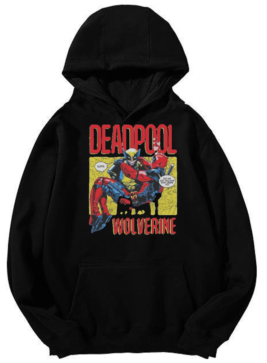 Deadpool & Wolverine Marvel Comic Graphic Hoodie