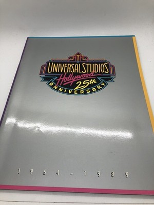 Universal Studios Hollywood 25th Anniversary Souvenir booklet 1989