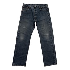 Vintage Levi  s 501 Men  s Denim Jeans Pants Faded Blue Size 34W 32L