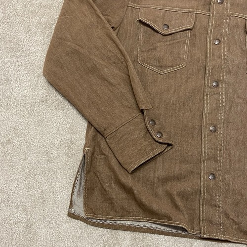 Vintage 70s Big Yank Shirt Men’s Large Permanent Press Western Snap Workwear USA - Photo 9/14