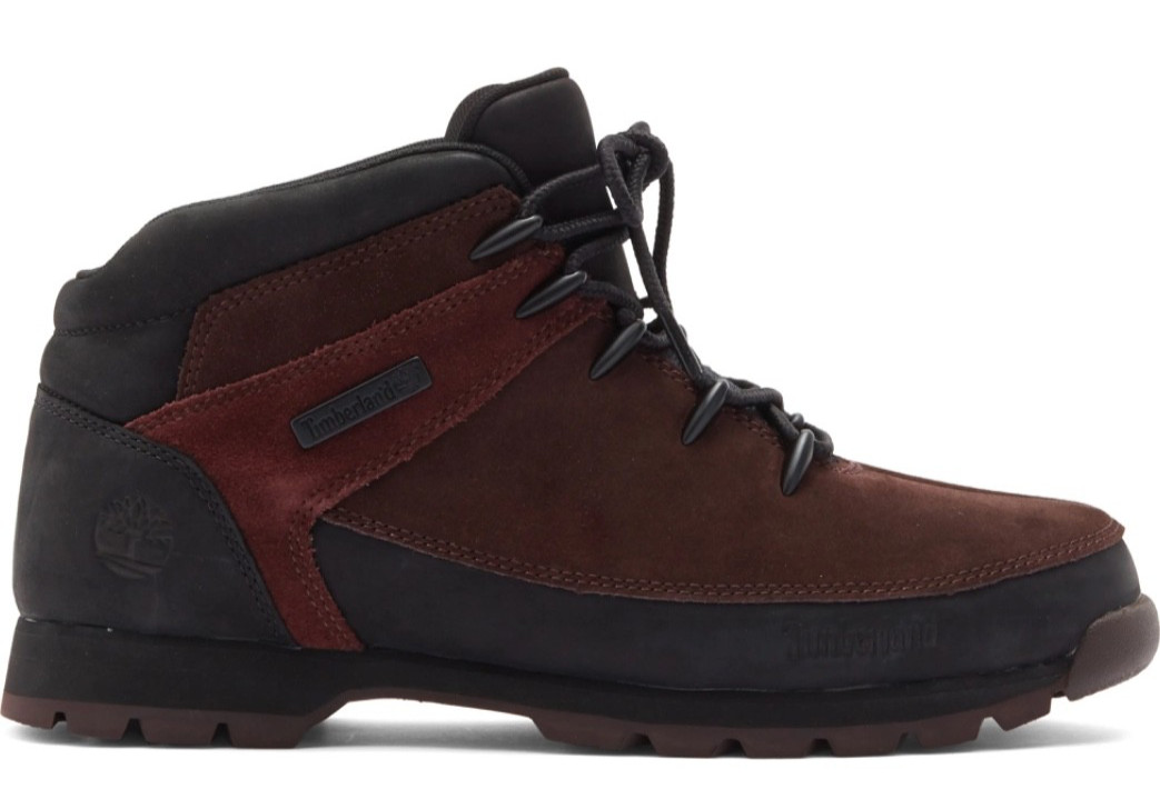 Timberland Euro Sprint Mid Nubuck Suede Boots A2K84 Medium Grey + Dark Brown image 9