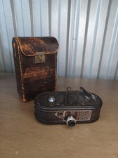 Keystone Model K-8 8mm Movie Camera with Original Leather Case