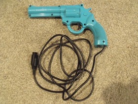 sega cd game lethal enforcers with plug in gun, manual, 1993, no case