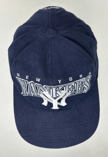 Vintage 90s Starter Mens MLB New York Yankees Big Logo Snapback Cap Hat - Picture 6 of 9