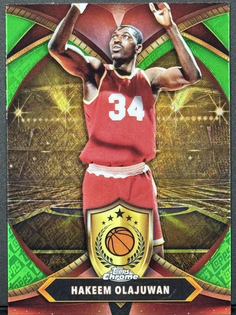 2024-25 Topps Chrome #BOD-21 Hakeem Olajuwon Ball of Duty Topps