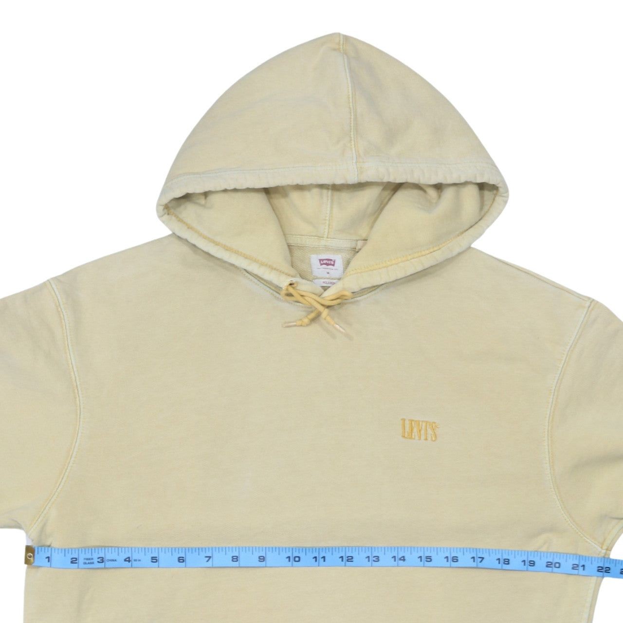 Levi'S Yellow Hoodie Mens M image 5