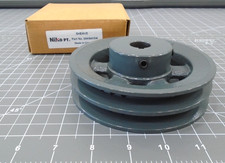 NEW Niko 2AK54X3/4 2 Groove V Belt Pulley 5.25" OD 3/4 Inch Shaft Bore Cast Iron