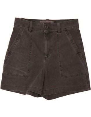 Eddie Bauer Damen Chino Shorts US 4 Small W30 grau Baumwolle BK05