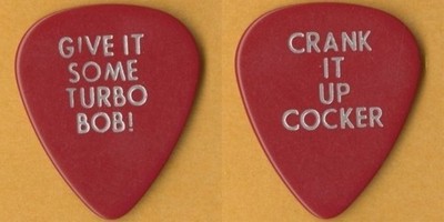 Eric Clapton 2008 concert tour Give It Some Turbo/Crank It Up Guitar Pick