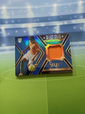 2015-16 Panini Select Stars Relic Gervinho Blue /99 Ivory Coast